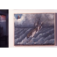 Museo Storico Navale di Venezia,ex voto marinaro del Seicento dalla Chiesa della Madonna del Carmine di Torre del Greco,olio su tela,il 17 Novembre 1887...